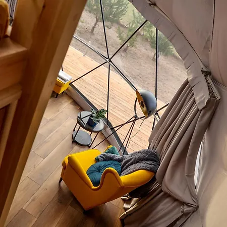 Lüks kamp alanı Glamping Idyllaglamp Loft *