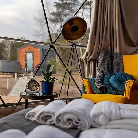 Lüks kamp alanı Glamping Idyllaglamp Loft